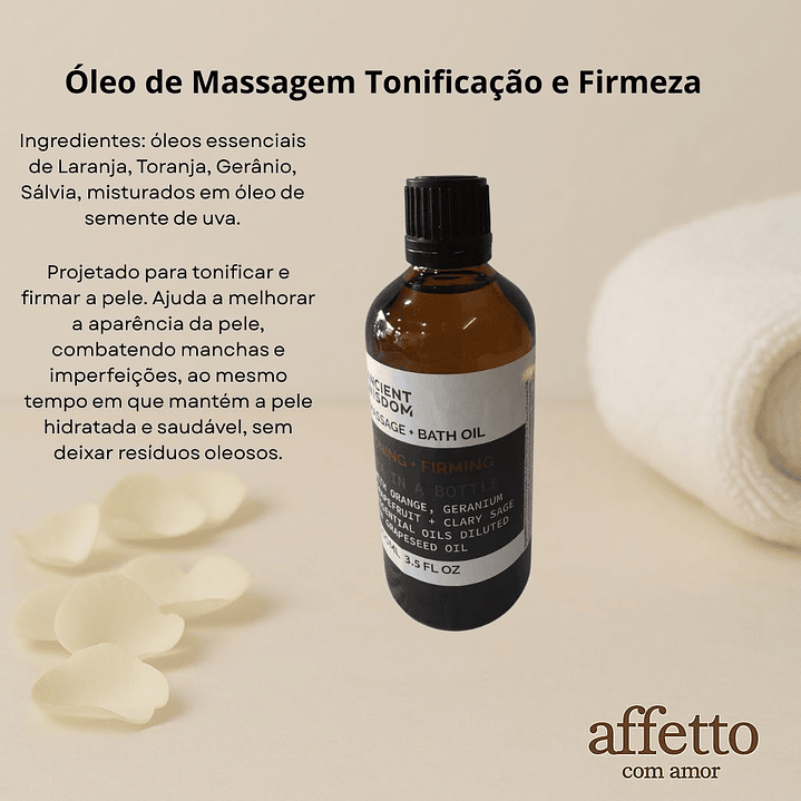 Óleo de Massagem Tonificação e Firmeza 1