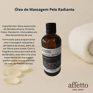Óleo de Massagem Pele Radiante