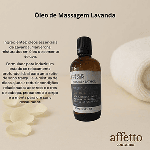 Óleo de Massagem Lavanda 