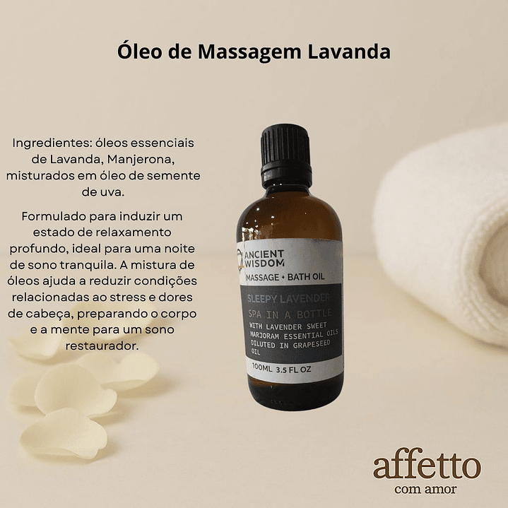 Óleo de Massagem Lavanda  1