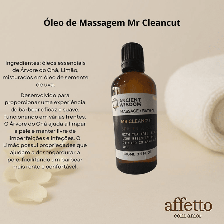 Óleo de Massagem Mr Cleancut 1