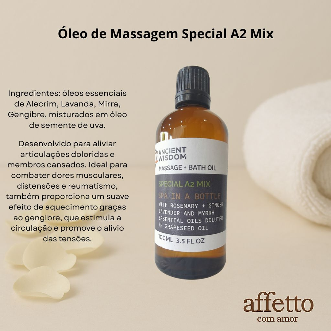 Óleo de Massagem Special A2 Mix 1