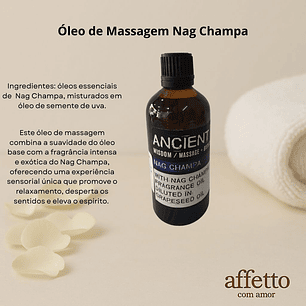Óleo de Massagem Nag Champa