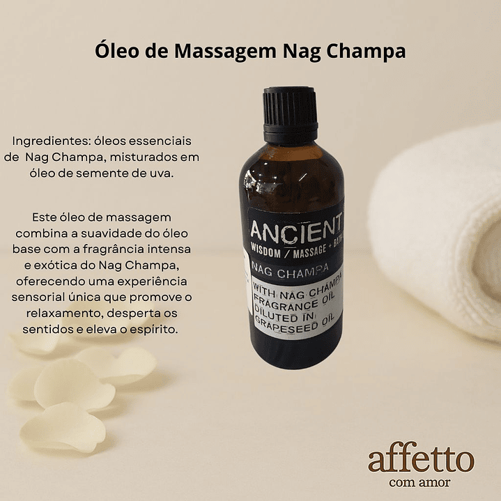 Óleo de Massagem Nag Champa 1