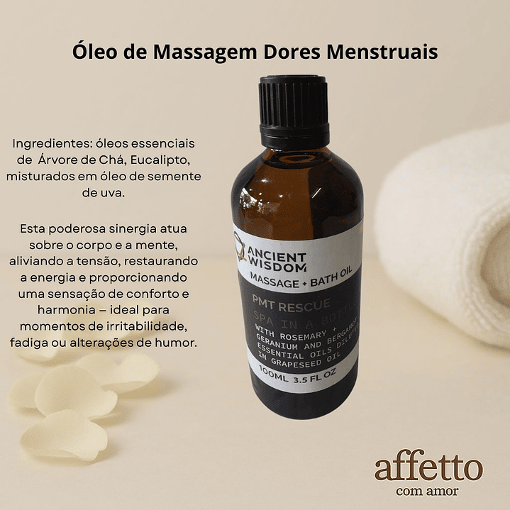 Óleo de Massagem Dores Menstruais  1