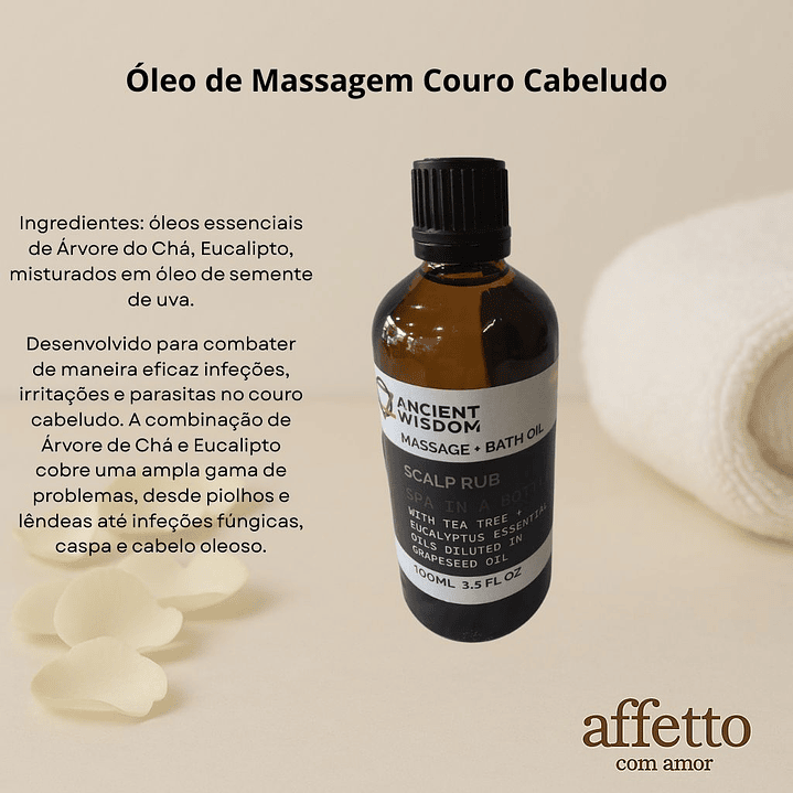 Óleo de Massagem Couro Cabeludo 1