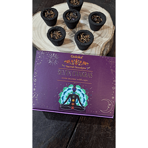 Copos Místicos de Defumação dos Sete Chakras