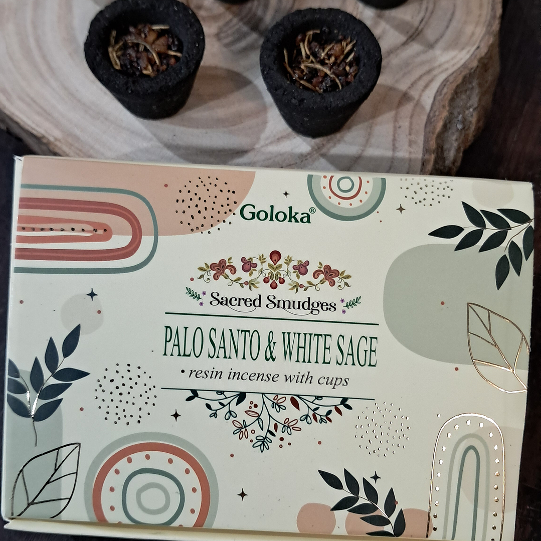 Copos Místicos de Defumação de Palo Santo e Sálvia Branca 1