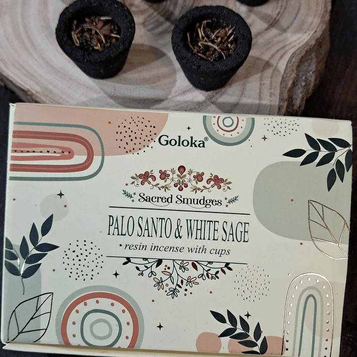Copos Místicos de Defumação de Palo Santo e Sálvia Branca 1