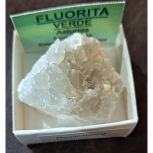 Fluorite Natural em caixa