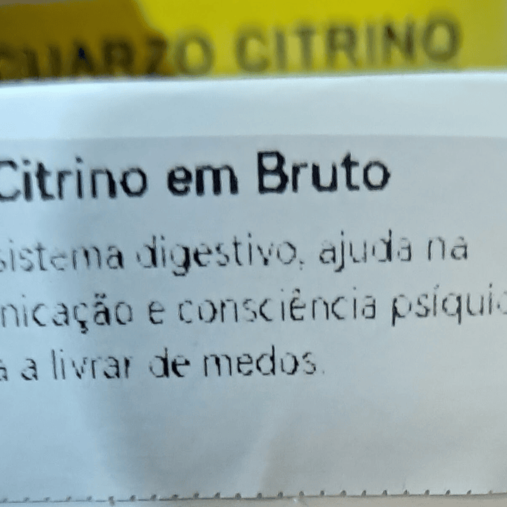 Citrino Natural em caixa 2
