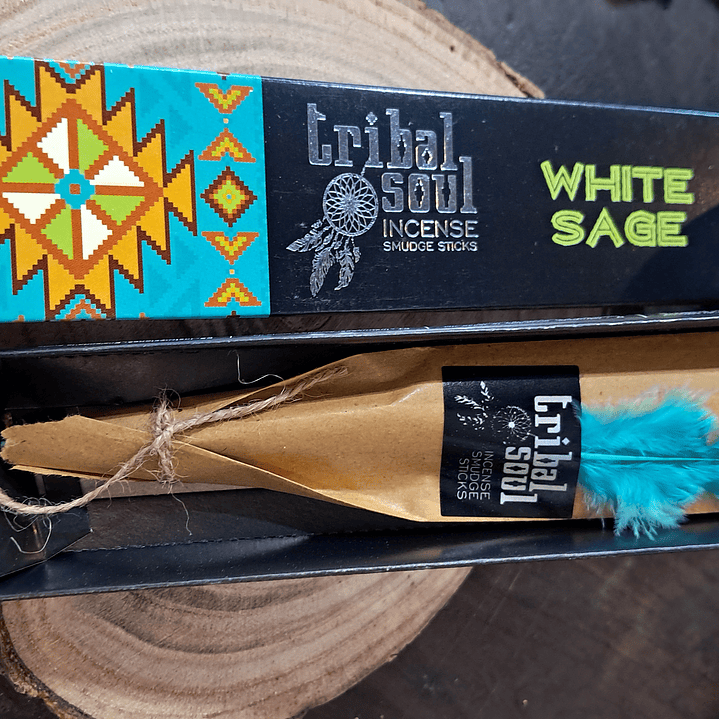 Incenso Sálvia Branca Tribal Soul 1