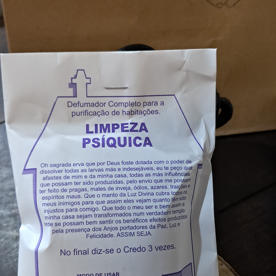 Limpeza Psíquica, Defumação Completa 1