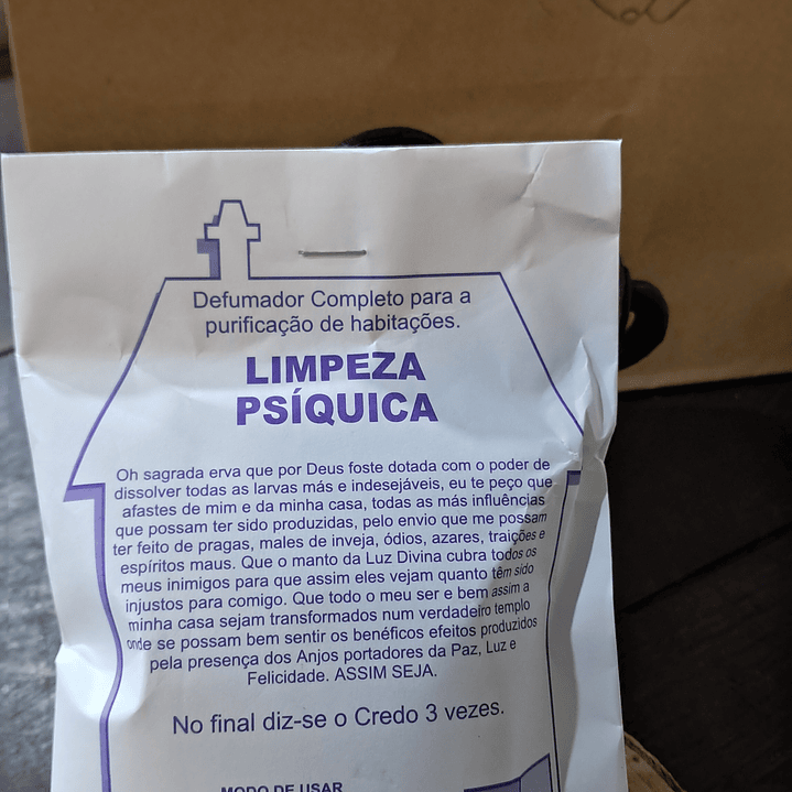 Limpeza Psíquica, Defumação Completa 1