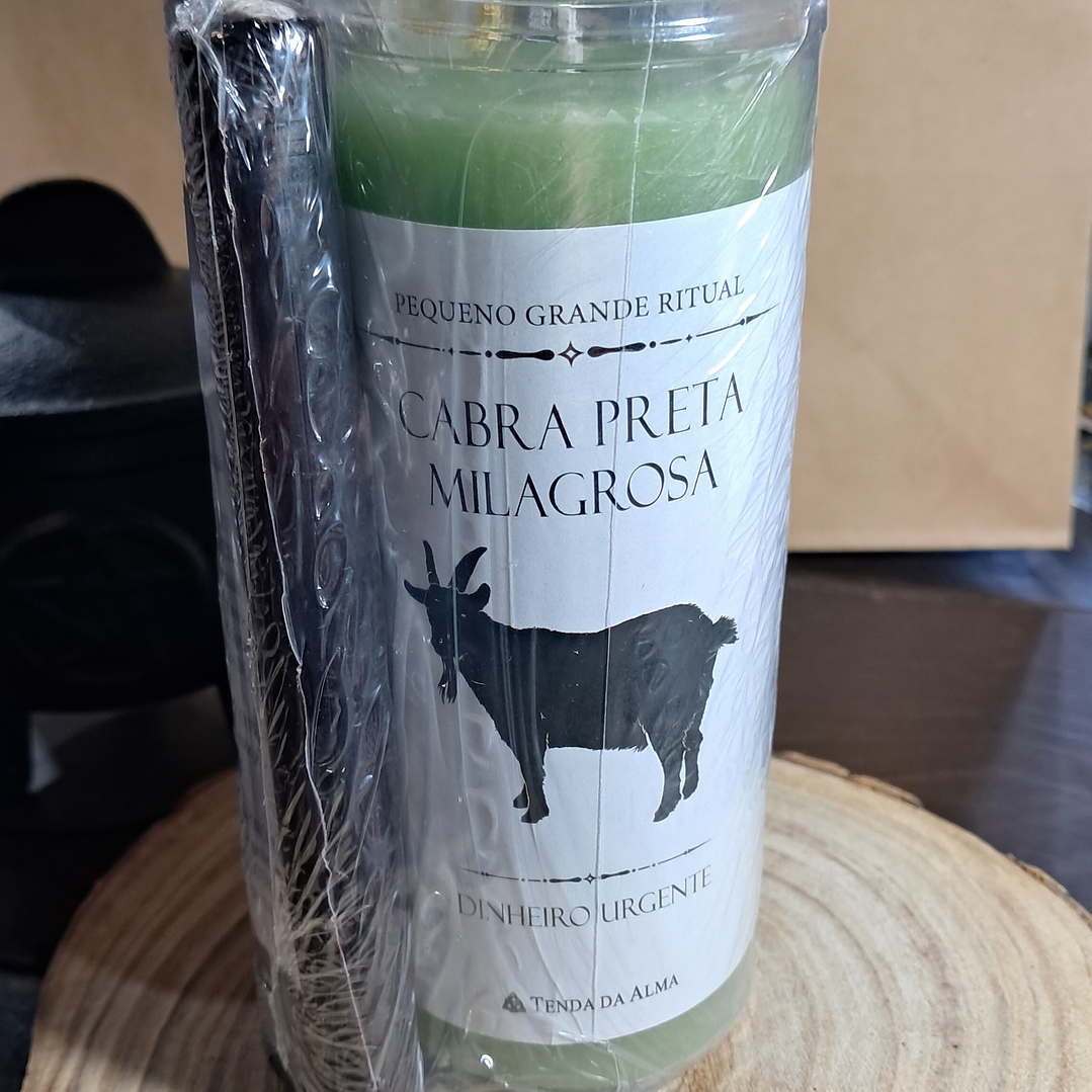Vela Ritual da Cabra Preta Milagrosa 1