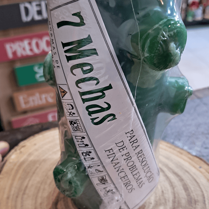 Vela 7 Mechas Verde 2