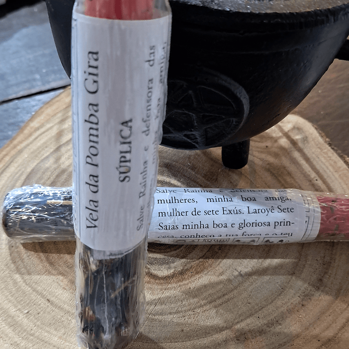 Vela de Ervas Pomba Gira Súplica  1