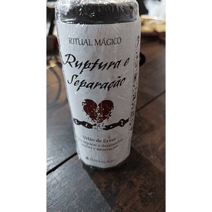 Vela Ritual Mágico Rutura e Separação