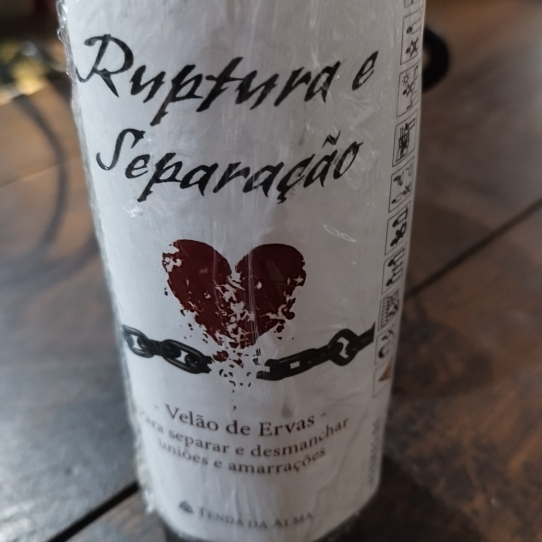 Vela Ritual Mágico Rutura e Separação 1