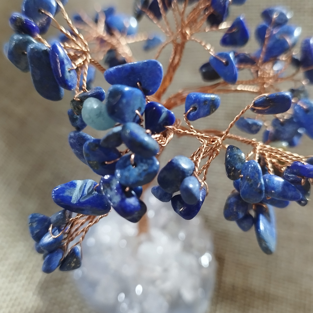 Árvore com cristais Lápis Lazuli  1