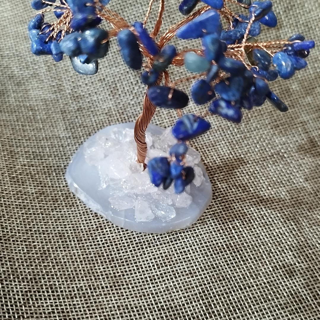 Árvore com cristais Lápis Lazuli  2