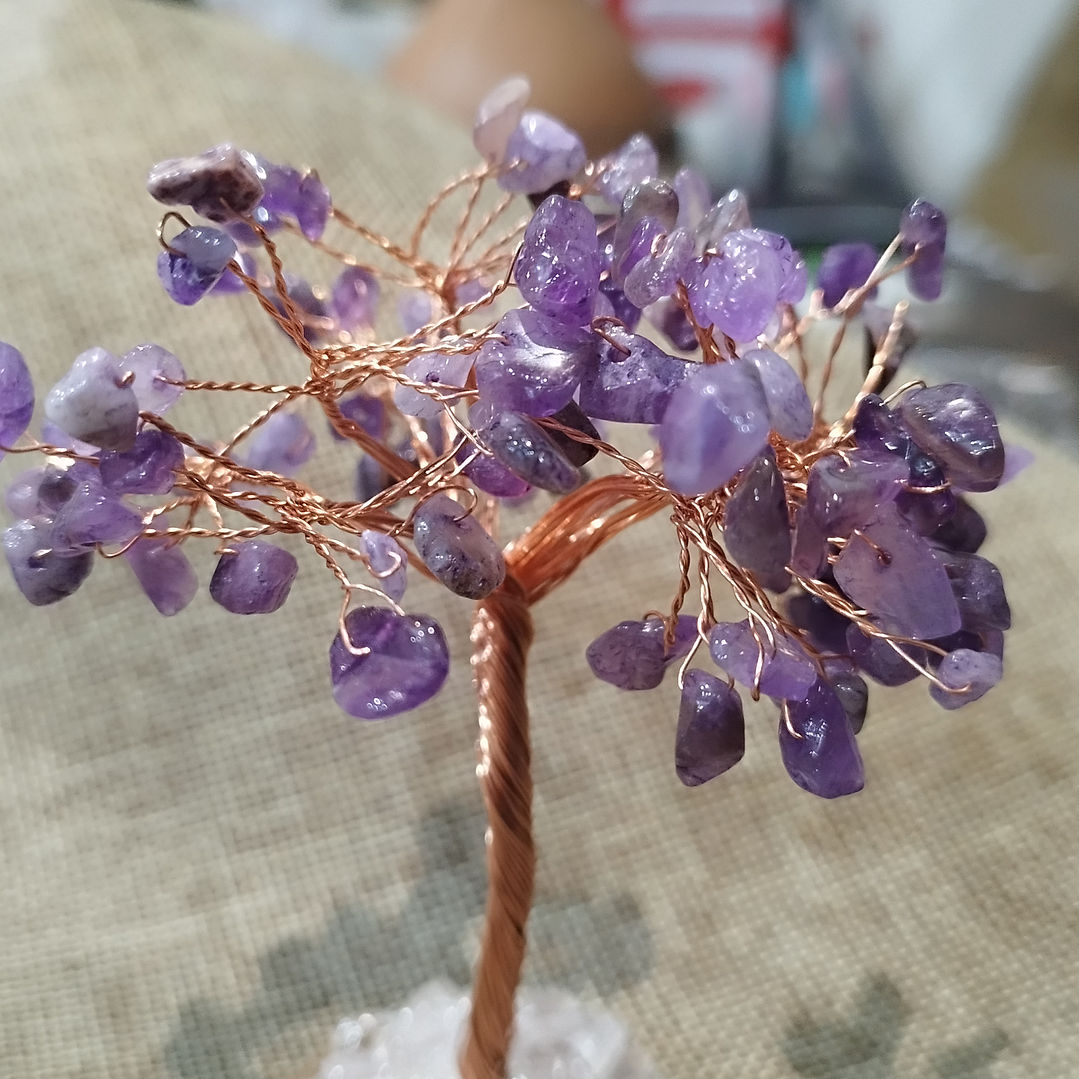 Árvore com cristais Ametista  1