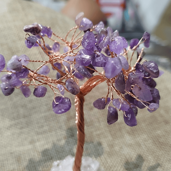 Árvore com cristais Ametista  1