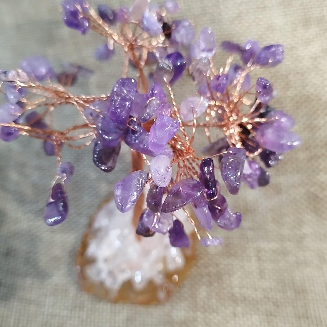 Árvore com cristais Ametista  2