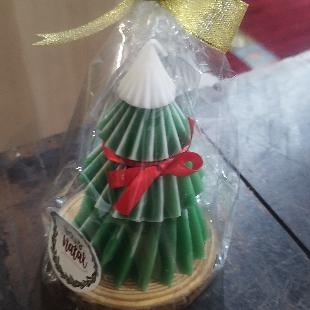 Vela Árvore Natal com base  1