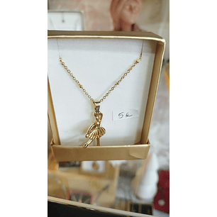 Fio dourado em aço inoxidável Bailarina  