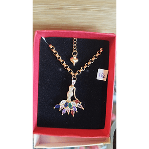 Fio dourado em aço Dama