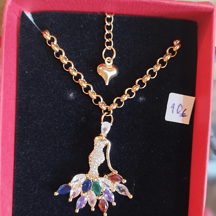 Fio dourado em aço Dama 1