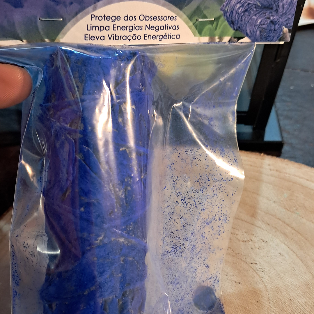 Tocha Sálvia Branca e Anil  1