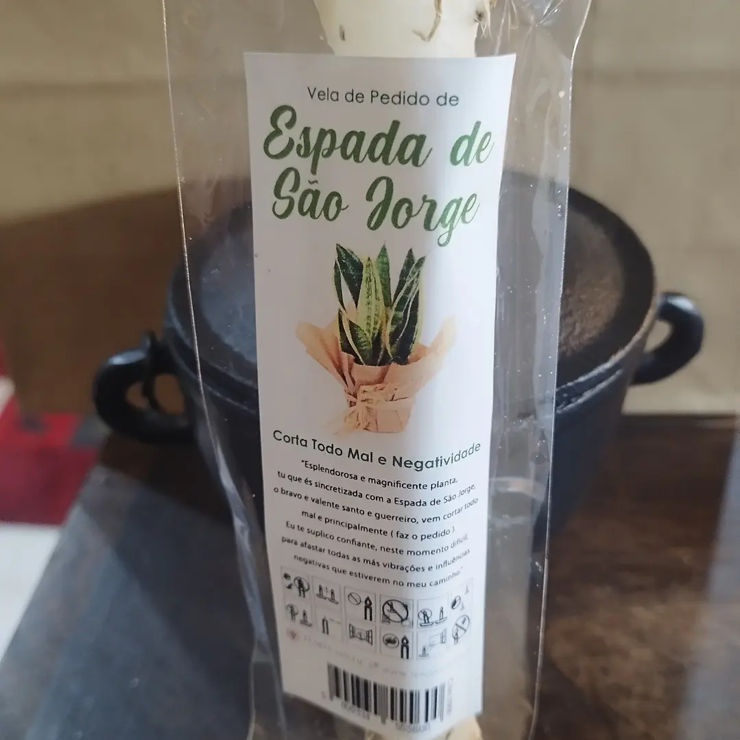 Vela pedido Espada São Jorge  1