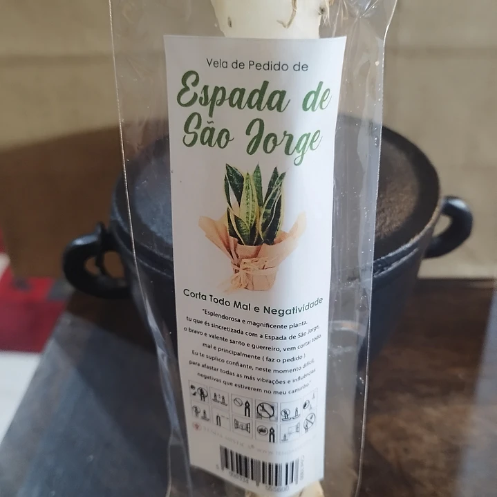 Vela pedido Espada São Jorge  1