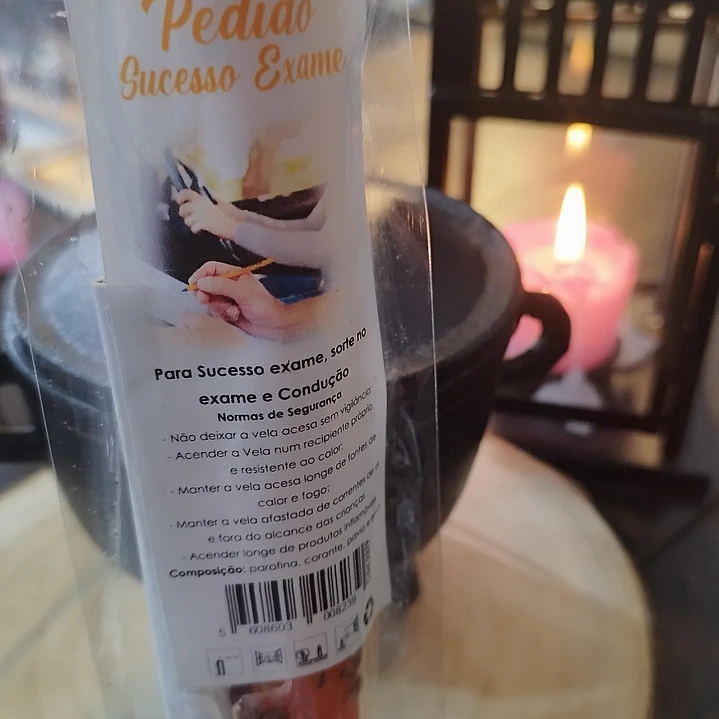 Vela pedido Sucesso exame 1