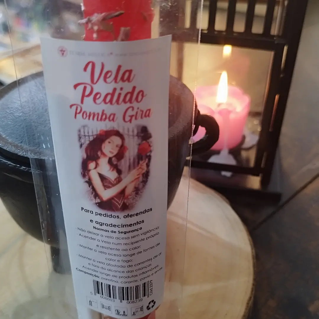Vela pedido Pomba Gira  1