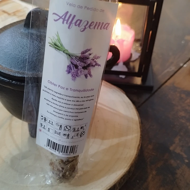 Vela pedido Alfazema  1