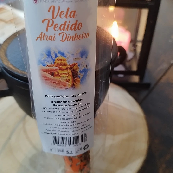 Vela pedido atrair dinheiro 1