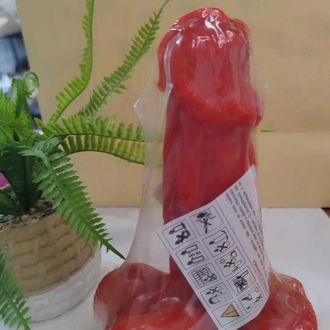 Vela pénis vermelho 4