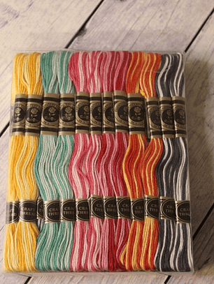 Hilos Mouliné Matizados 36 Un.