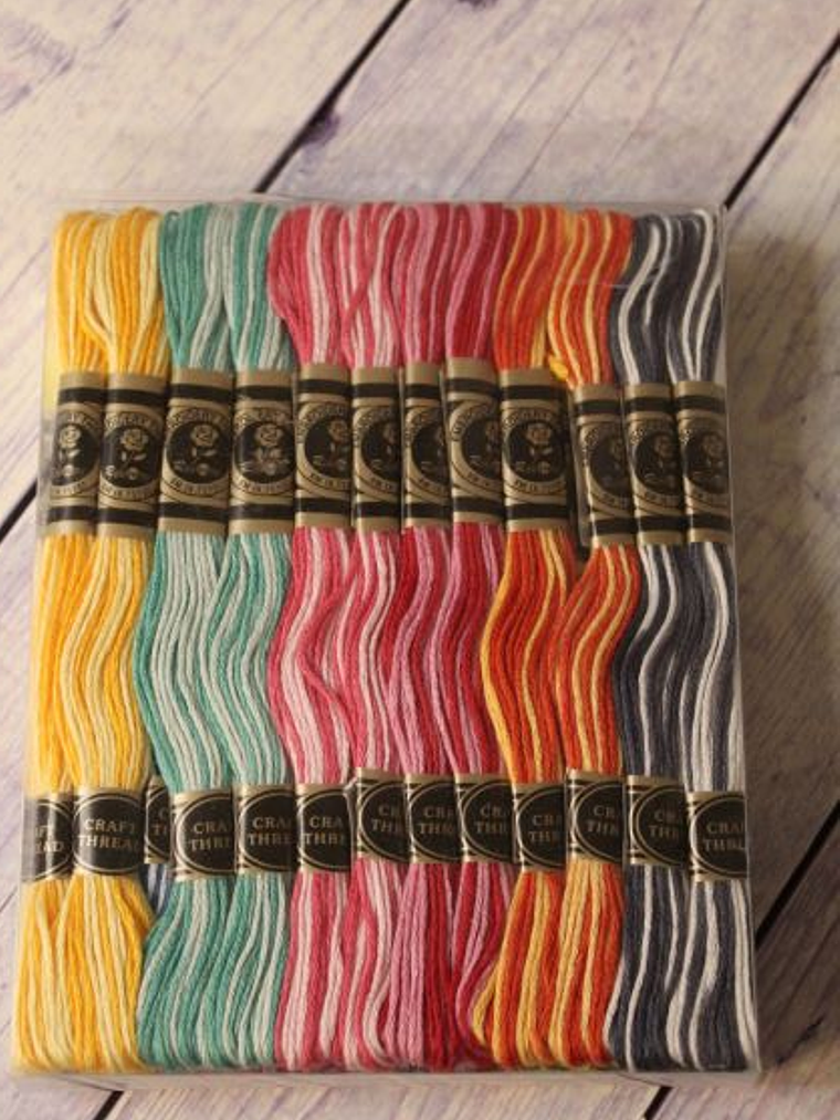 Hilos Mouliné Matizados 36 Un. 2