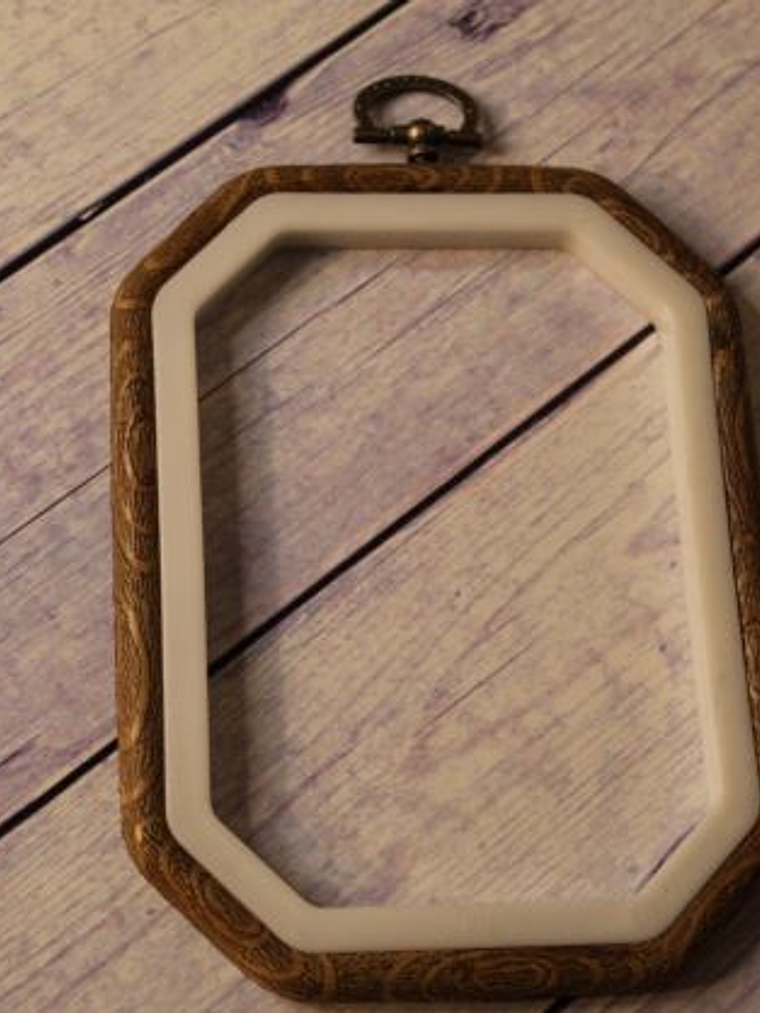 Bastidor de Silicona Símil Madera 1