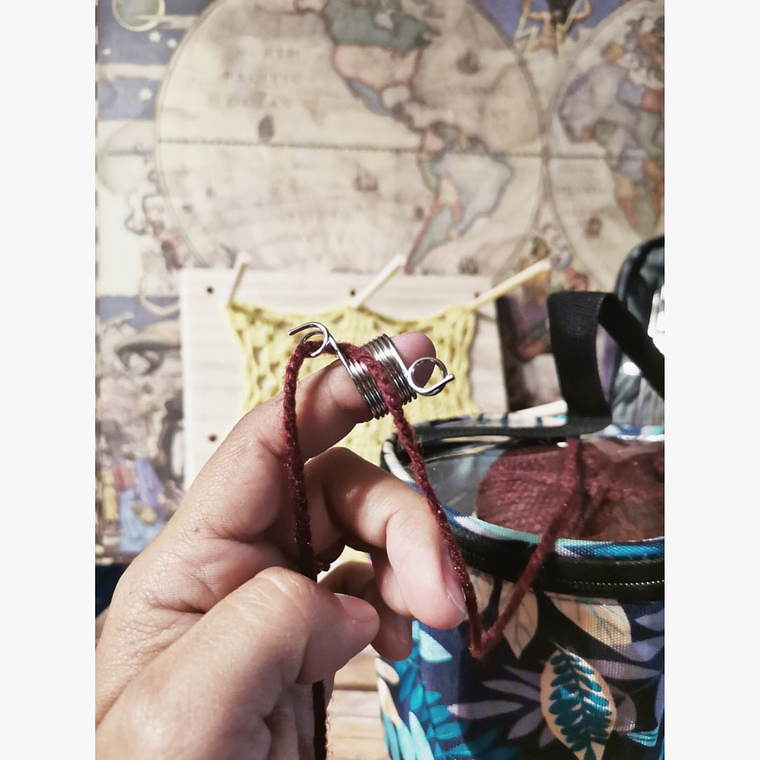 Kit de Tejido Crochet + Bloqueador de Granny Square 1