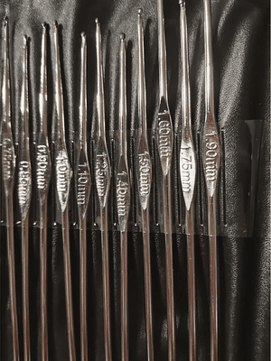 Set 22 crochet con estuche