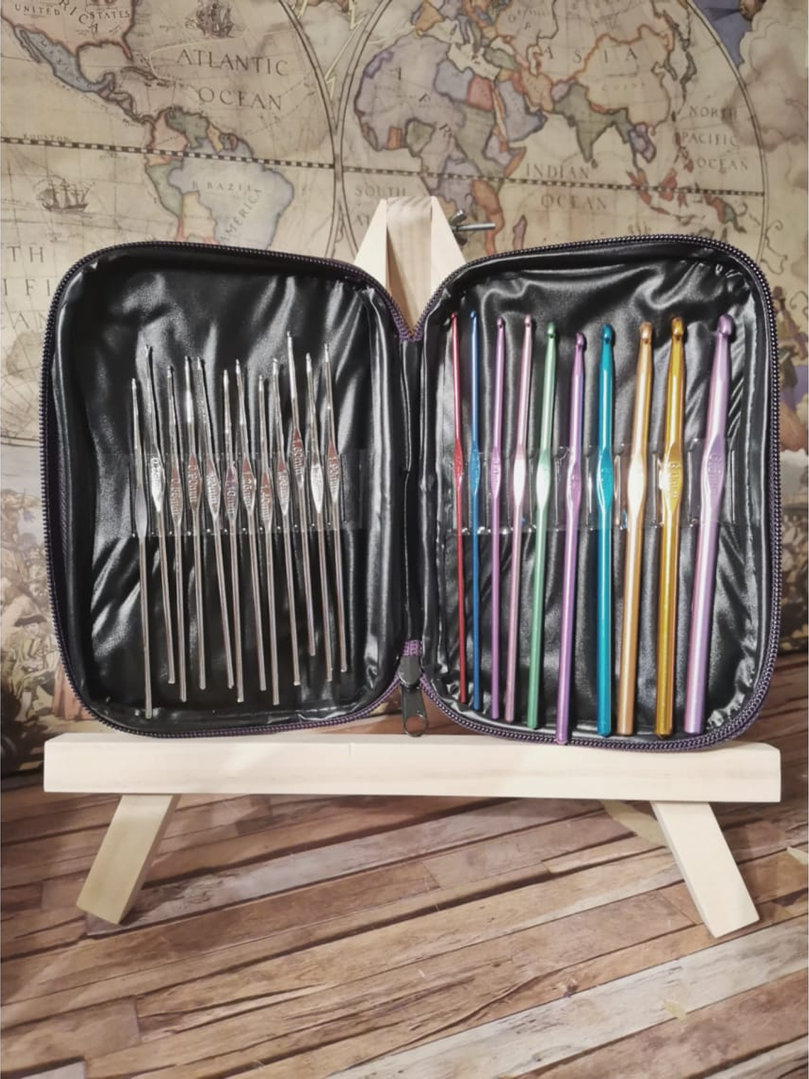 Set 22 crochet con estuche 3