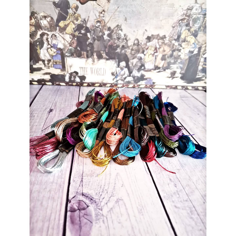 Set 10 Hilos Metalizados. 1