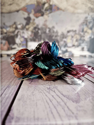 Set 10 Hilos Metalizados.