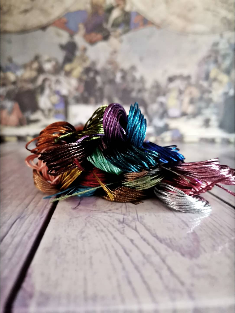 Set 10 Hilos Metalizados. 2