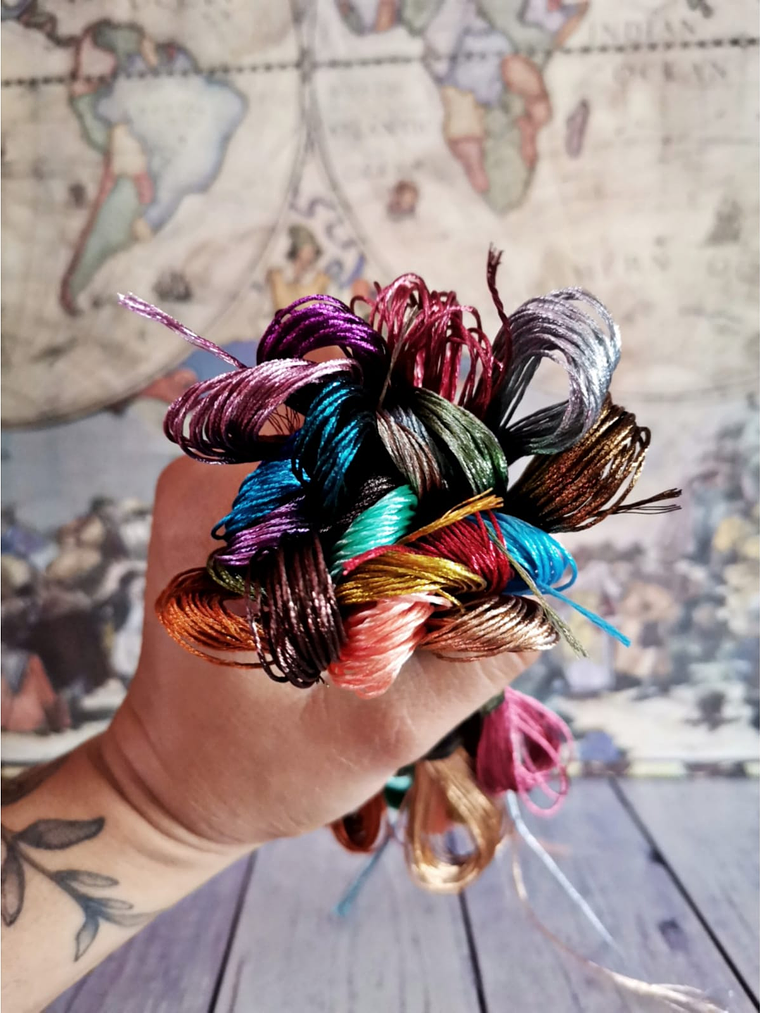 Set 10 Hilos Metalizados. 3